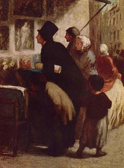 Honore Daumier Der Kupferstich-Handler Germany oil painting art